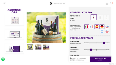 Sommelier Wine Box - Configuratore